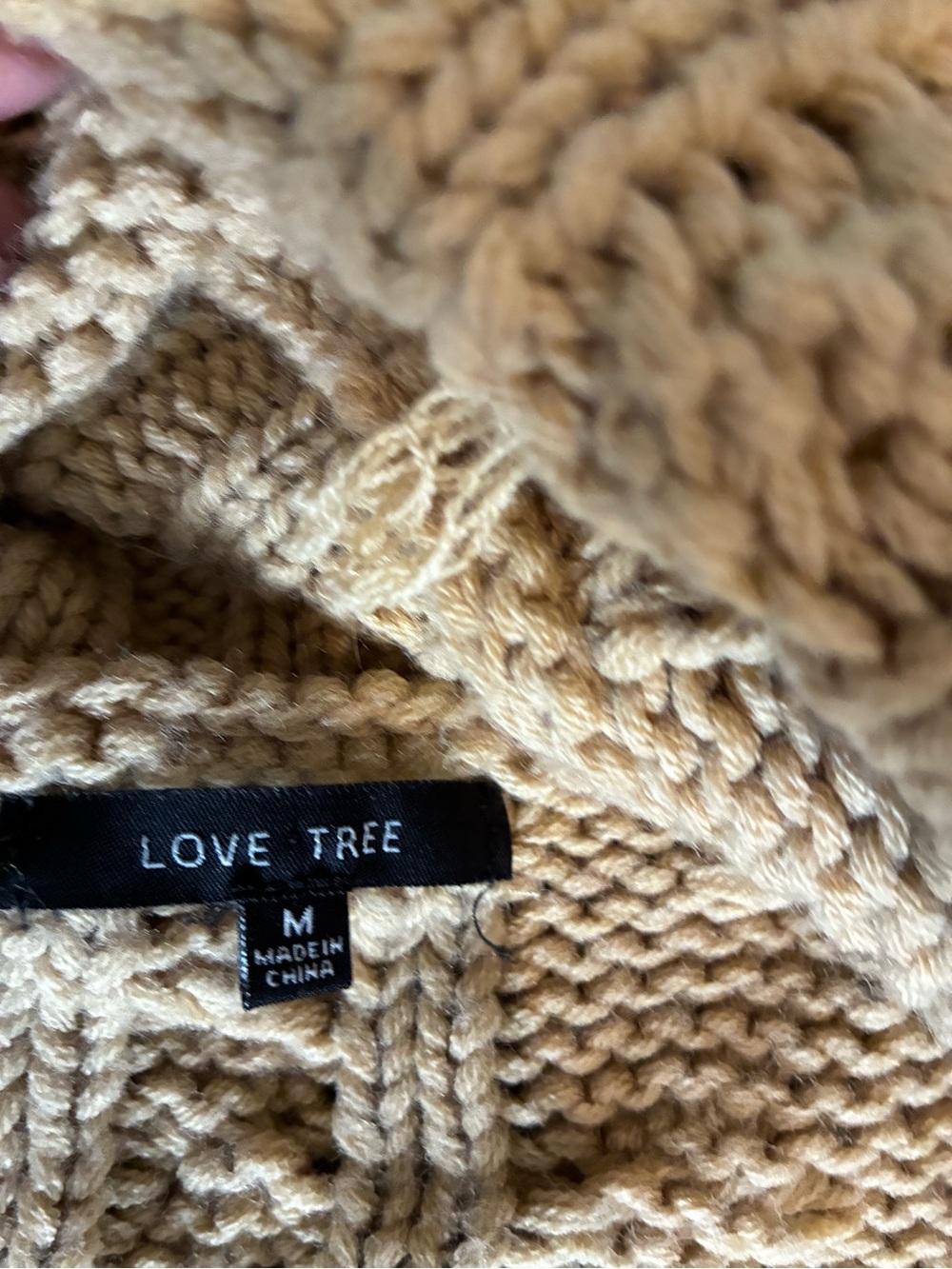 Love Tree Cropped Cable Turtleneck Sweater in Mustard Yellow Color of the year!